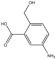 5-amino-2-(hydroxymethyl)benzoic acid 结构式