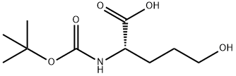 N-Boc-5-hydroxy-DL-Norvaline Structure