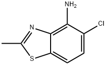 5-chloro-2-methyl-1,3-benzothiazol-4-amine Struktur