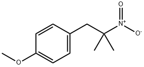 1-methoxy-4-(2-methyl-2-nitropropyl)benzene Struktur