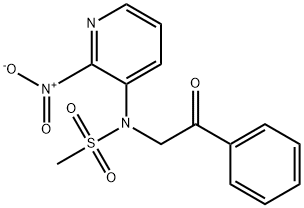 N-(2-nitro-3-pyridinyl)-N-(2-oxo-2-phenylethyl)methanesulfonamide