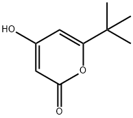 6-叔丁基-4-羟基-2H-吡喃-2-酮 结构式