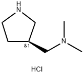 dimethyl({[(3S)-pyrrolidin-3-yl]methyl})amine dihydrochloride, 859027-26-2, 结构式