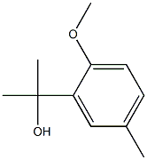 2-(2-methoxy-5-methylphenyl)propan-2-ol Struktur