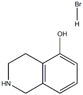 1,2,3,4-tetrahydroisoquinolin-5-ol:hydrobromide, 860437-59-8, 结构式