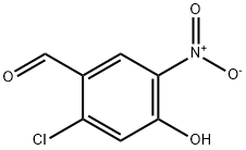 2-Chloro-4-hydroxy-5-nitro-benzaldehyde Struktur