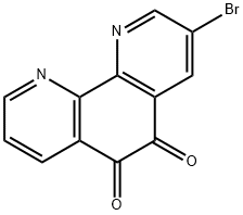 3-bromo-1,10-phenanthroline-5,6-dione Struktur