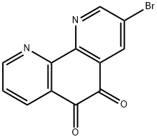 3-溴-1,10-菲罗啉-5,6-二酮,861242-82-2,结构式