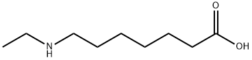 7-(ethylamino)- Heptanoic acid Structure