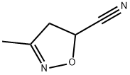 5-Isoxazolecarbonitrile, 4,5-dihydro-3-methyl- Structure