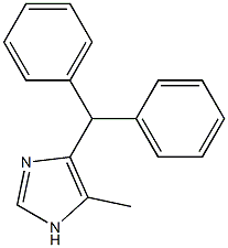 4-benzhydryl-5-methyl-1H-imidazole Structure