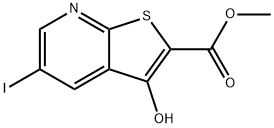 3-hydroxy-5-iodothieno[2,3-b]pyridine-2-carboxylic acid Structure