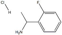 1-(2-Fluorophenyl)ethanamine hydrochloride, 864263-83-2, 结构式
