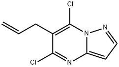 6-ALLYL-5,7-DICHLOROPYRAZOLO[1,5-A]PYRIMIDINE Struktur