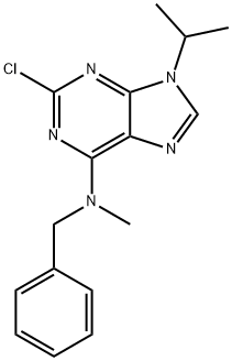 N6-benzyl-9-isopropyl-N6-methylpurine-2,6-diamine,866893-92-7,结构式