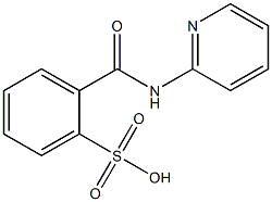 2-(pyridin-2-ylcarbamoyl)benzenesulfonic acid Structure