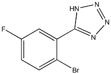 5-(2-溴-5-氟苯基)-2H-1,2,3,4-四唑, 870562-41-7, 结构式