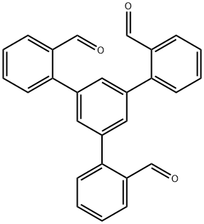 三(2'-醛基苯基)苯 结构式