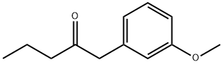 1-(3-METHOXYPHENYL)PENTAN-2-ONE Struktur