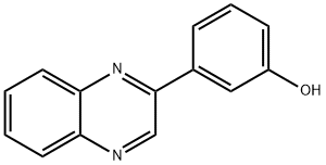 Phenol, 3-(2-quinoxalinyl)- 结构式