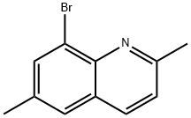8-Bromo-2,6-dimethyl-quinoline Struktur