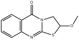 2-methoxy-2,3-dihydro-[1,3]thiazolo[2,3-b]quinazolin-5-one Struktur