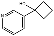 1-(pyridin-3-yl)cyclobutanol Struktur