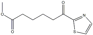 Methyl 6-(2-thiazolyl)-6-oxohexanoate Struktur