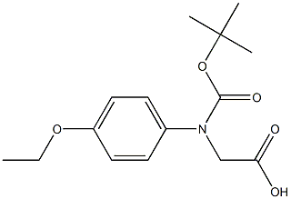 N-BOC-R-4-乙氧基苯甘氨酸, 876755-01-0, 结构式