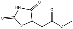 methyl 2-(2,4-dioxothiazolidin-5-yl)acetate,877-63-4,结构式