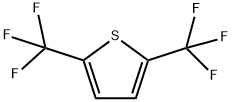 2,5-Bis(trifluoromethyl)thiophene Structure