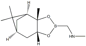 4,6-methano-1,3,2-benzodioxaborole-2-methanamine, hexahydro-N,3a,8,8-tetramethyl-, (3aS,4S,6S,7aR)- Structure