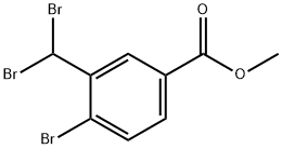 METHYL 4-BROMO-3-(DIBROMOMETHYL)BENZOATE 结构式