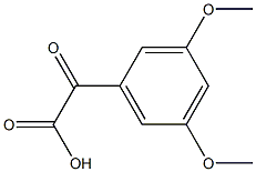 2-(3,5-Dimethoxyphenyl)-2-oxoacetic acid Struktur