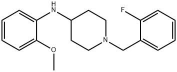 1-(2-fluorobenzyl)-N-(2-methoxyphenyl)piperidin-4-amine,878971-69-8,结构式