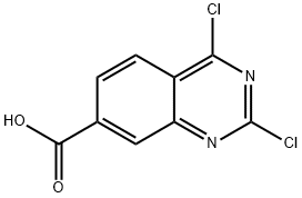2,4-dichloroquinazoline-7-carboxylic acid Struktur