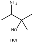 3-氨基-2-甲基丁-2-醇盐酸盐 结构式