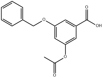 3-(acetyloxy)-5-(benzyloxy)benzoic acid,880157-74-4,结构式