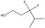 1-Pentanol, 3,3-difluoro-4-methyl- Struktur