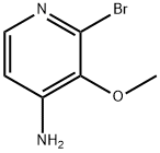 2-溴-3-甲氧基吡啶-4-胺, 881606-43-5, 结构式