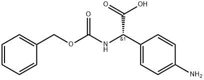 N-CBZ-S-4-氨基苯甘氨酸, 88197-42-6, 结构式