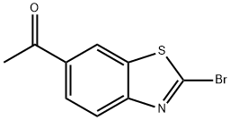 1-(2-Bromo-benzothiazol-6-yl)-ethanone Struktur