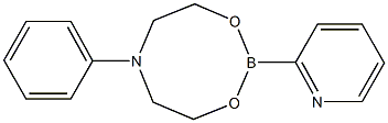 6-phenyl-2-pyridin-2-yl-1,3,6,2-dioxazaborocane Structure
