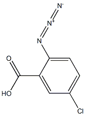 2-Azido-5-chlorobenzoic acid Struktur