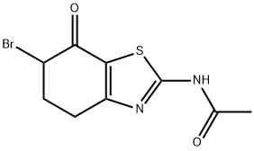 N-(6-BROMO-7-OXO-4,5,6,7-TETRAHYDROBENZO[D]THIAZOL-2-YL)ACETAMIDE, 883195-34-4, 结构式