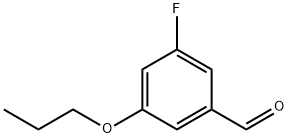 3-fluoro-5-propoxybenzaldehyde Struktur