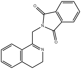 2-((3,4-dihydroisoquinolin-1-yl)methyl)isoindoline-1,3-dione Structure