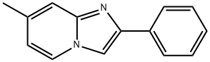 7-甲基-2-苯基咪唑并[1,2-A]吡啶,885-91-6,结构式
