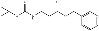 Benzyl 3-(Boc-amino)propanoate 结构式