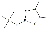 1,3,2-Dioxaphospholane, 4,5-dimethyl-2-[(trimethylsilyl)oxy]- Structure